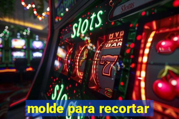 molde para recortar